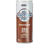 WEIDER Milk Protein Shake Chocolat à la protéine 25 g Lot de 12 paquets de 250 ml