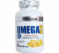 Weider Omega 3 (90 Gélules) Acides Gras EPA et DHA, enrichi en Vitamine E, soutient le fonctionnement normal du coeur, du cerveau et de la vue