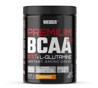 Weider Premium BCAA 8:1:1 + L-Gluamine, Goût Orange, 500g. Avec Vitamine B6, Sans sucre, Vegan.