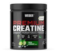 Weider Premium Creatine (375g) Goût Limonade Menthe Fraîche, Créatine Monohydrate 100% Creapure, Sans Sucre, Vegan, Aide à Augmenter les Performances Physiques (75 portions)