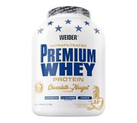 Weider Premium Whey Protein Poudre, 2,3kg, Choco-Nougat | Haute Teneur en Protéines, Faible en Glucides & Graisses, Avec L-Glutamine et Vitamine B6