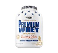 Weider Poudre de Whey Premium – Riche en protéines, L-Glutamine, Vit. B6 – 2,3 kg Fraise-Vanille