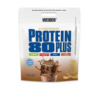 Weider Protein 80 Plus 2000 g banane / Protéines à multi ingrédients (journalières) / Protéines à multi ingrédients savoureuses à absorption progressive