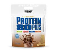 Weider Protein 80 Plus, 2kg, Chocolat | Poudre de Protéine à 4 Composants, 80% Protéines, Shakes Crémeux avec Calcium & Vitamine B6