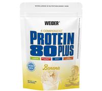 Weider Protein 80 Plus 500 g banane / Protéines à multi ingrédients (journalières) / Protéines à multi ingrédients savoureuses à absorption progressive