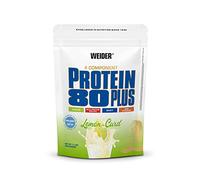 Weider Protein 80 Plus, 500g, Citrus-Quark | Poudre de Protéine à 4 Composants, 80% Protéines, Shakes Crémeux avec Calcium & Vitamine B6