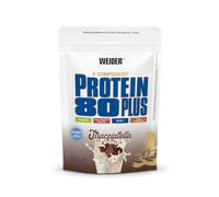Weider Protein 80 Plus, 500g, Stracciatella | Poudre de Protéine à 4 Composants, 80% Protéines, Shakes Crémeux avec Calcium & Vitamine B6