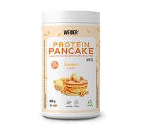 Weider Protein Pancake Mix (600g) Goût Banane. Préparation pour Pancakes Protéinés à la Farine d’Avoine, 31% Protéines de Lactosérum, Œuf et Lait, Faible en Sucre, Emballage 100% Recyclé et Recyclable