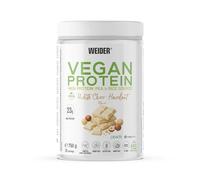 Weider Vegan Protein (750g) Goût Brownie-Choco. Protéines 100% Vegetal 21g/dose, Pois (Isolat Pisane) & Riz. Avec Vitamine B12 & Stevia. Sans Gluten, Sans Sucre. Emballage 50% Recyclé, 100% Recyclable