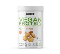 Weider Vegan Protein (750g) Goût Cookies. Protéines 100% Vegetal 23g/dose, Pois (Isolat Pisane) & Riz. Avec Vitamine B12 & Stevia. Sans Gluten, Sans Sucre. Emballage 50% Recyclé, 100% Recyclable