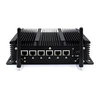 WEIDIAN Firewall Micro Appliance 2.5G, Firewall Box 6 RJ45 2.5GbE Port, Firewall Appliance Core i3-8140U, Support HD, USB3.0, WiFi, SIM Slot, Compatible with OPNsense etc (4GB RAM 512GB SSD)