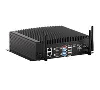WEIDIAN Mini PC Fanless, PC Industriel Win 11 Pro i7-10510U 64Go RAM 1To SSD, 6X RS232/RS485 COM, 2LAN, Ordinateur Industriel 8USB GPIO WiFi BT4.2 HD DP Type-C, Support Auto Power on