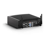 WEIDIAN Mini PC Fanless, PC Industriel Win 11 Pro i7-10610U 32Go RAM 1To SSD, 6X RS232/RS485 COM, 2LAN, Ordinateur Industriel 8USB GPIO WiFi BT4.2 HD DP Type-C, Support Auto Power on