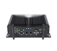 WEIDIAN Mini PC Industriel i5 7267U, Fanless PC sans Ventilateur 64Go RAM 1To SSD, Win10 Ordinateur Industriel VGA, 6X RS485/422/232, 2LAN, GPIO, WiFi BT4.0, USB3.0, Soutien Raid, Auto Power on