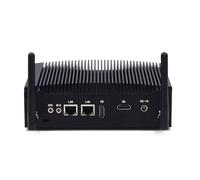 WEIDIAN Mini PC Industriel i5 8350U PC sans Ventilateur 16Go RAM 256Go SSD | 24/7 Quiet Win 11 Fanless Ordinateur Industriel 4K 2HD, 2x RS232, 8USB, 2x RJ45 LAN, Auto Power On, Pour Business School Home