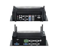 WEIDIAN Mini PC sans Ventilateur, Mini Ordinateur i5 10210U, Mini Ordinateur Industriel avec 2CAN-Bus, 6COM, 8USB, HD USB-C DP Triple Display, GPIO, Win11, Auto Power on(64GB RAM 512GB M.2 SSD)