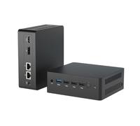 WEIDIAN N100 Mini PC Win 11 Pro 12ème Gen Processeur (jusqu'à 3,40 GHz), 8Go LPDDR5 1To NVME SSD Mini Ordinateur de Bureau 4K HD, WiFi5 BT4.0, 2X RJ45 Gigabit Ethernet, 4USB