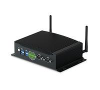 WEIDIAN PC Industriel Fanless PC i7 16Go RAM 512Go SSD, Core i7 10510U/10810U Ordinateur Industriel Win 11 Pro, 2HD DP, GPIO, 6USB, 2X LAN, WiFi BT, 2X RS232/422/485 Mini Ordinateur Raid, Wake on LAN