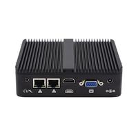 WEIDIAN PC sans Ventilateur J5005, Ordinateur Industriel 8Go RAM DDR4 256Go SSD, Mini PC Fanless Dual LAN, BT, Win 11 Pro Mini Ordinateur avec HD/VGA, 2X RS232 COM, Supporte Auto Power on