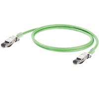 Weidmüller 1173030030 RJ45 Câble réseau, câble patch CAT 5e SF/UTP 3.00 m vert ignifuge, avec cliquet dencastrement 1 pc(s)
