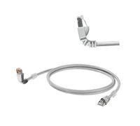 Weidmüller 1248280010 RJ45 Câble réseau, câble patch CAT 6a S/FTP 1.00 m gris certifié UL 1 pc(s)