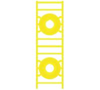 Weidmüller 1323750000 SM DIA 60-22 K MC NE GE Système de marquage de câbles jaune Nombre de marqueurs: 10 10 pc(s)