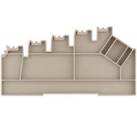 Weidmüller 1355730000 Plaque de séparation beige foncé 10 pc(s)