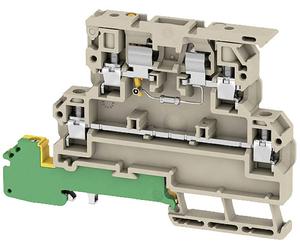 Weidmüller 1518300000 Bloc de jonction-fusibles de traversée 8 mm raccord à vis beige 50 pc(s)