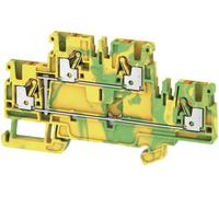 Weidmüller 1547680000 Bloc de jonction à 2 étages pour conducteur de protection 5.1 mm ressort de traction vert, jaune 50 pc(s)