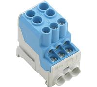 Weidmüller 1561920000 Borne de distribution raccord à vis bleu 3 pc(s)