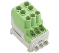 Weidmüller 1561930000 Borne de distribution raccord à vis vert 3 pc(s)