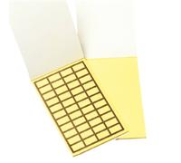 Weidmüller 1686140000 TABPACK 21X8 Etiquette Couleur de la surface de marquage: jaune Nombre d'étiquettes: 620