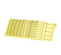 Weidmüller 1686170000 PAGETAB 19X11 Etiquette 19 x 11 mm Couleur de la surface de marquage: jaune Nombre d'étiquettes: 5000