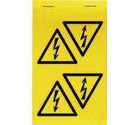 Weidmüller 1741100000 SYMBOL-P. 50X50X50 B/DR Etiquette Couleur de la surface de marquage: jaune Nombre d'étiquettes: 40