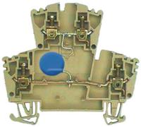Weidmüller 1833690000 Bloc de jonction traversant à 2 étages 5.1 mm raccord à vis beige foncé 50 pc(s)