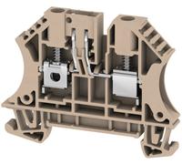 Weidmüller 2436390000 Bloc de jonction de test sectionnable modulaire 6 mm raccord à vis beige 50 pc(s)