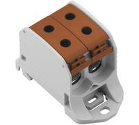 Weidmüller 2502610000 Borne de passage 35.60 mm raccord à vis gris, marron 1 pc(s)