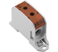 Weidmüller 2502680000 Borne de passage 25.50 mm raccord à vis marron 2 pc(s)
