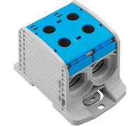 Weidmüller 2502810000 Borne de passage 67.60 mm raccord à vis gris, bleu 1 pc(s)