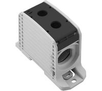 Weidmüller 2502890000 Borne de passage 45 mm raccord à vis gris, noir 1 pc(s)