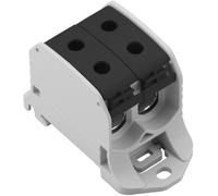 Weidmüller 2502950000 Borne de passage 35.60 mm raccord à vis gris, noir 1 pc(s)