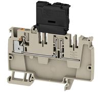 Weidmüller 2581790000 Bloc de jonction-fusibles de traversée 6.10 mm Push-In beige 50 pc(s)