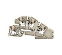 Weidmüller 2669070000 Borne à étages d'installation Push-In, enfichable beige foncé 25 pc(s)