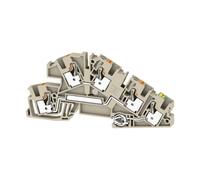 Weidmüller 2669080000 Borne à étages d'installation Push-In, enfichable beige foncé 25 pc(s)