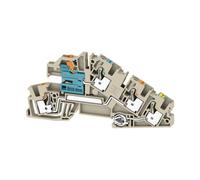 Weidmüller 2669100000 Borne à étages d'installation Push-In, enfichable beige foncé 25 pc(s)