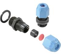 Weidmüller 2722240000 Presse-étoupe avec joint, avec décharge de traction, résistant aux chocs M20 Polyamide 6 noir, bleu 50 pc(s)