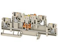 Weidmüller 2744110000 Bloc de jonction à couteau de sectionnement Push-In, enfichable beige foncé 50 pc(s)