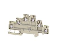 Weidmüller 2817990000 Borne de passage Push-In, enfichable beige foncé 50 pc(s)