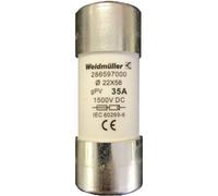 Weidmüller 2865970000 FUSE WSFL 22X58 35A 1K5V GPV Micro-fusible Contenu 10 pc(s)