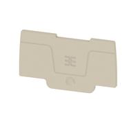 Weidmüller 2874790000 Plaque de terminaison pour bornes beige 20 pc(s)